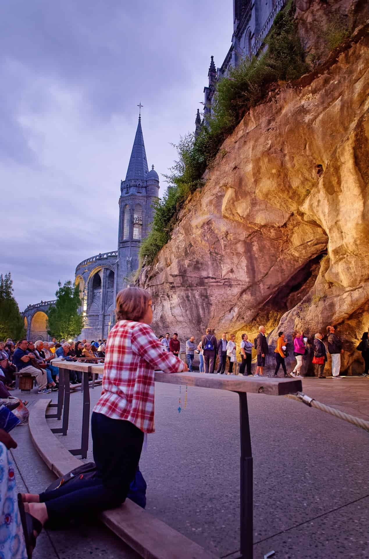 Visite du sanctuaire de Lourdes